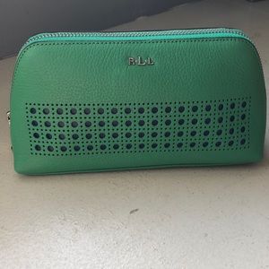 💄 NWOT Ralph Lauren Leather Cosmetic Bag 💄